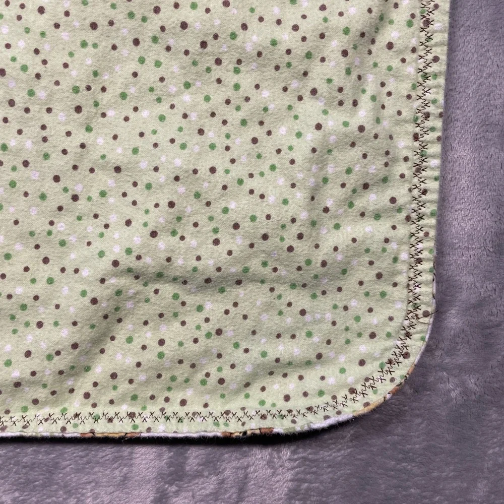 Cute Lion Print Baby Blanket Soft Nursery Swaddle Toddler Nap Time 33 x 21